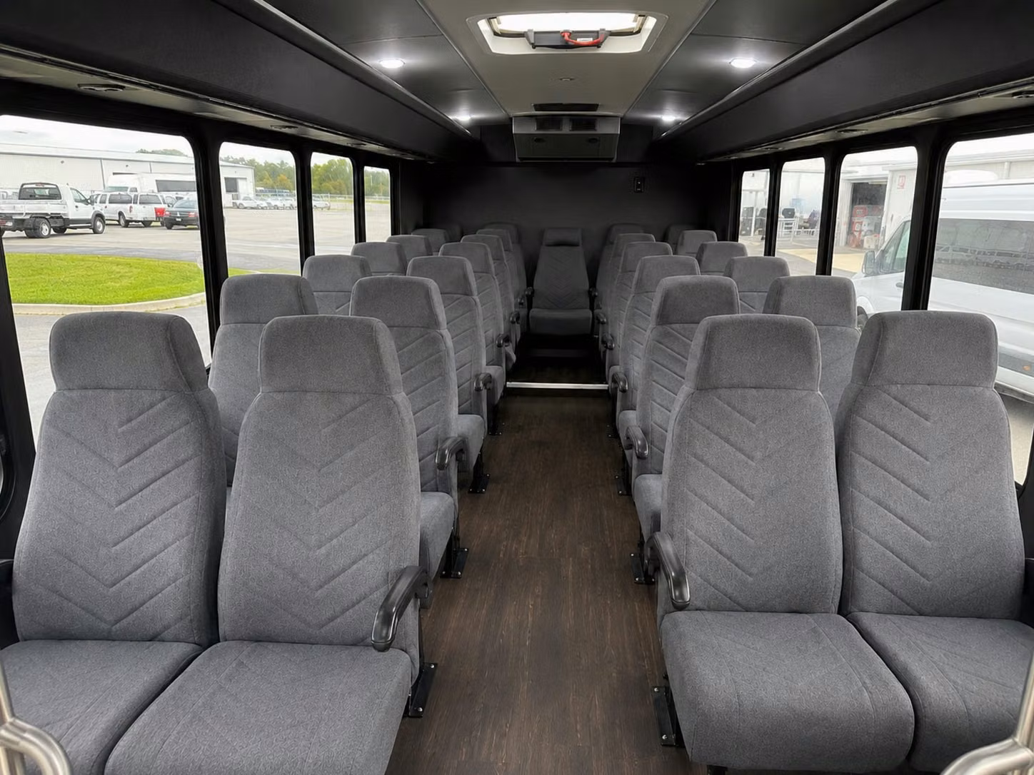 18 passenger minibus inside