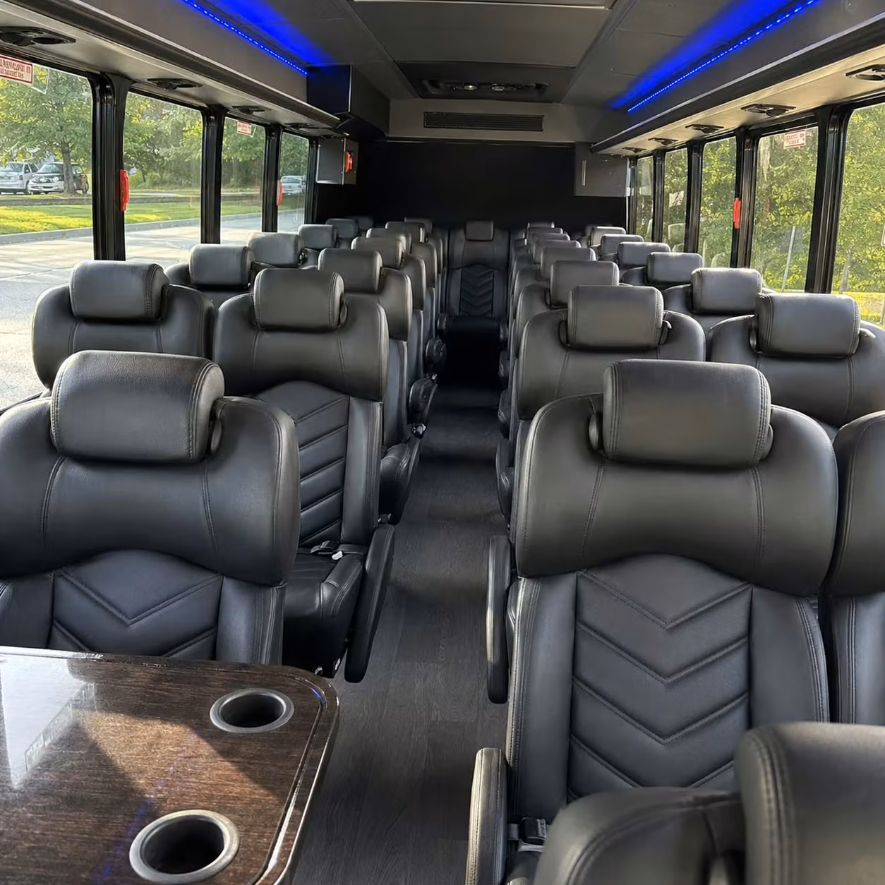 30 passenger minibus interior