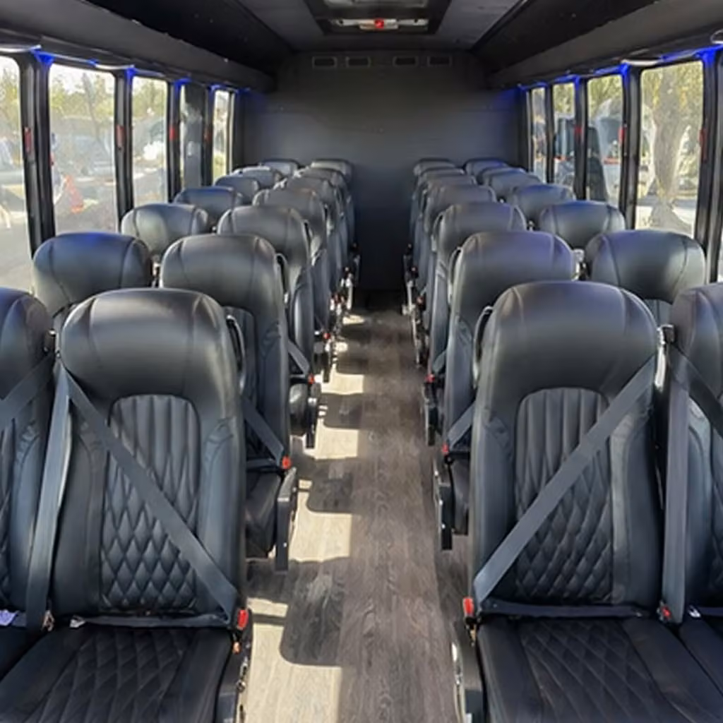 35 passenger minibus inside