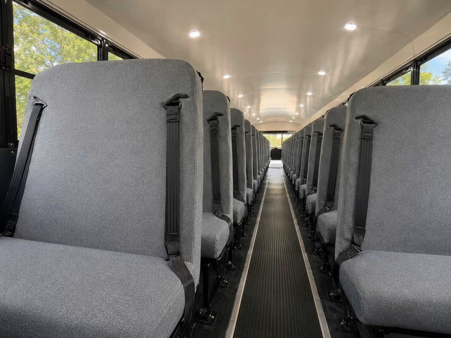 school bus interior