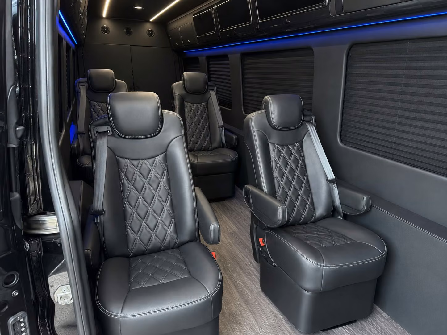 sprinter van with driver interior