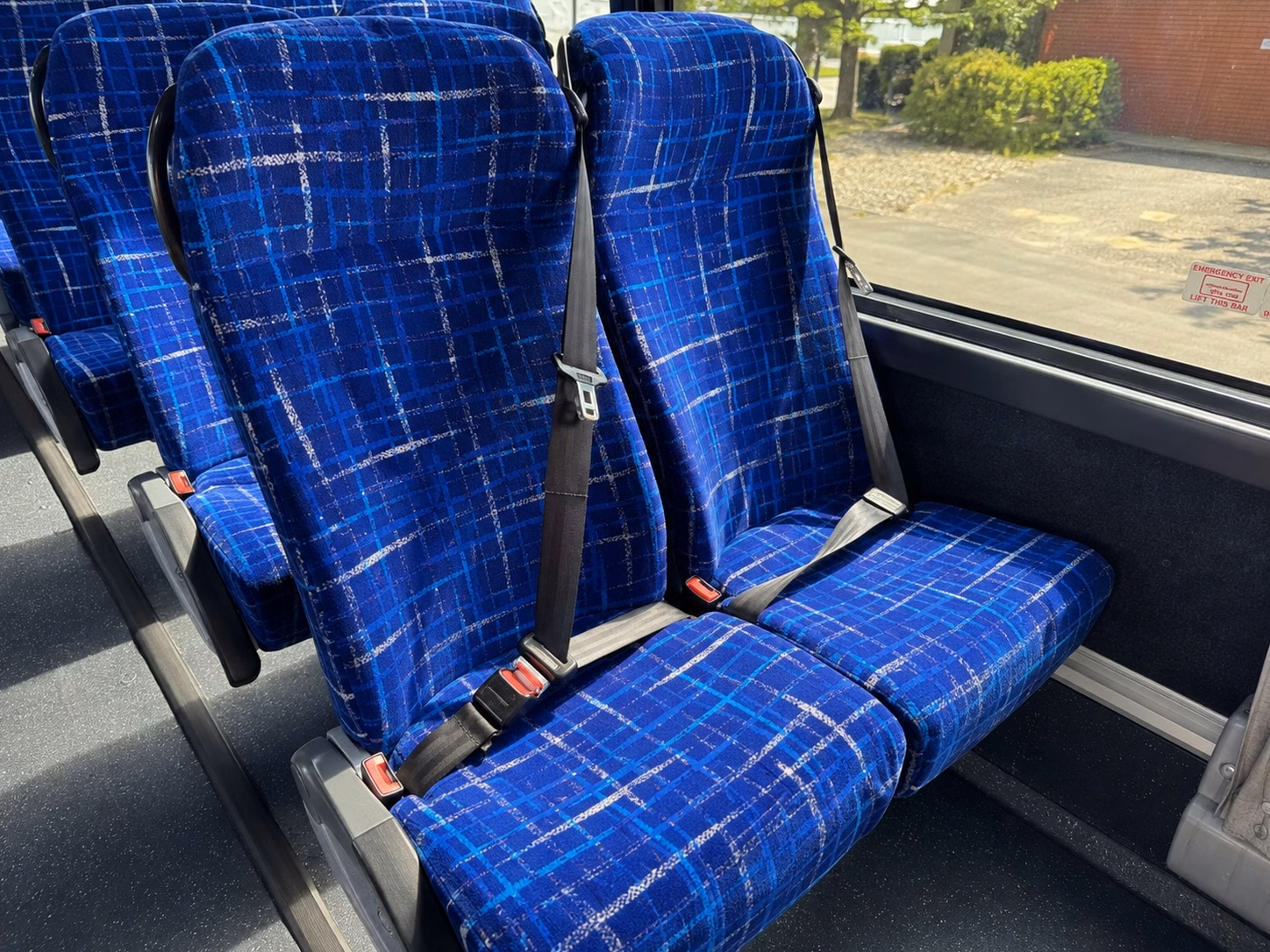 worcester charter bus rental interior