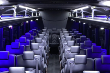 Worcester Charter Bus Interior