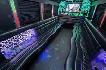 Worcester Limo Bus Interior